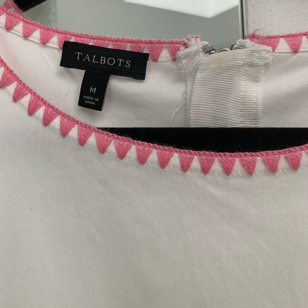 Talbots white blouse - Picture 2 of 6